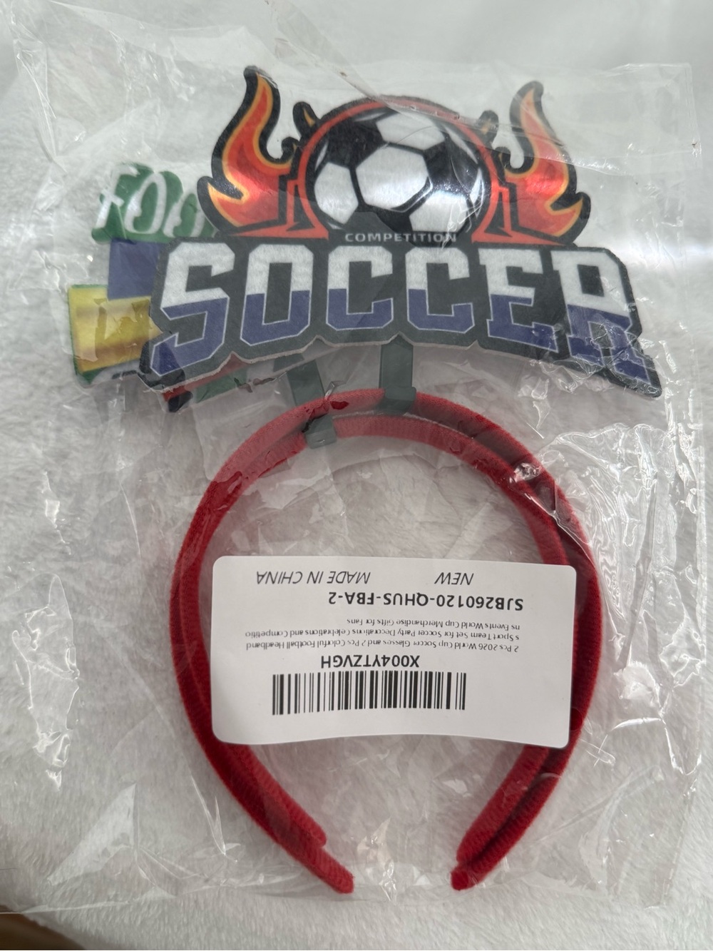 Dual pack red headbands (football & Soccer)